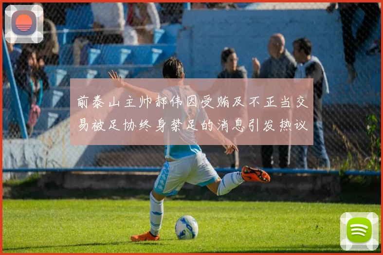 前泰山主帅郝伟因受贿及不正当交易被足协终身禁足的消息引发热议